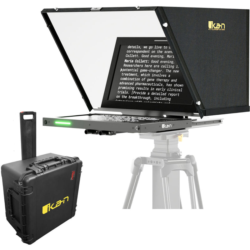 ikan Professional 15" SDI/HDMI PTZ Teleprompter Travel Kit