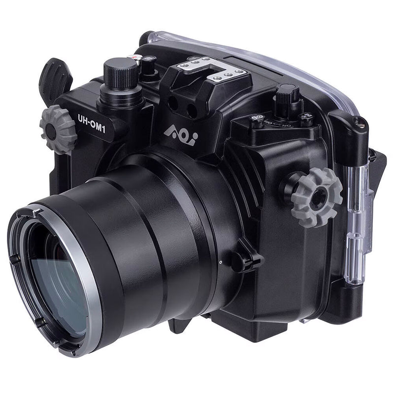 AOI Flat Lens Port for Olympus PEN Housings & 60mm Macro Lens