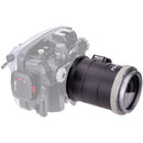 AOI Flat Lens Port for Olympus PEN Housings & 90mm Macro Lens