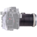 AOI Flat Lens Port for Olympus PEN Housings & 90mm Macro Lens