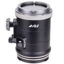 AOI Flat Lens Port for Olympus PEN Housings & 90mm Macro Lens