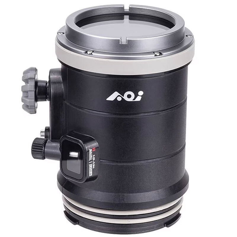 AOI Flat Lens Port for Olympus PEN Housings & 90mm Macro Lens