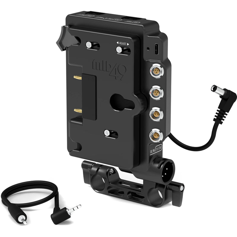 MID49 DB-4 Rod-Mounted Power Distribution Box for Canon C80 & C70 (Gold Mount)
