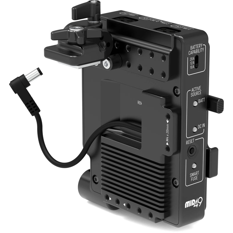 MID49 DB-4 Camera-Mounted Power Distribution Box for Canon C80 (V-Mount)