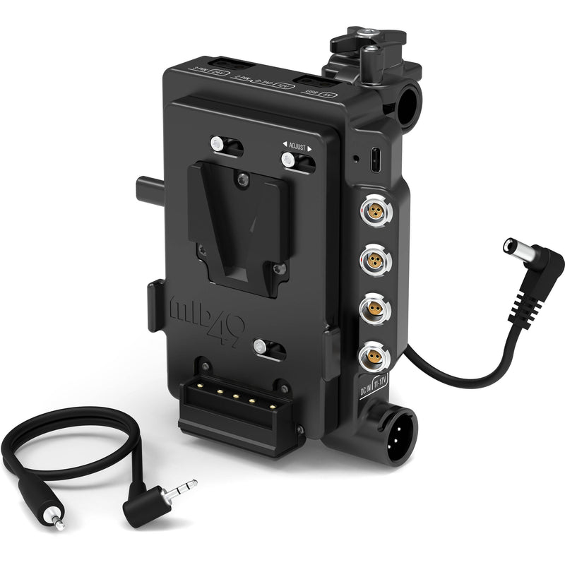MID49 DB-4 Camera-Mounted Power Distribution Box for Canon C80 (V-Mount)