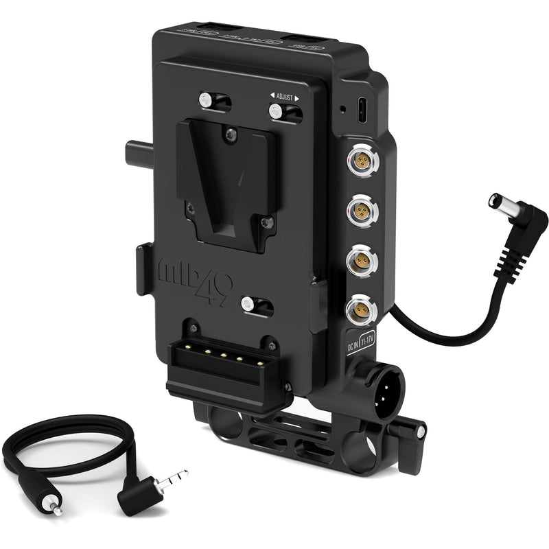 MID49 DB-4 Rod-Mounted Power Distribution Box for Canon C80 & C70 (V-Mount)