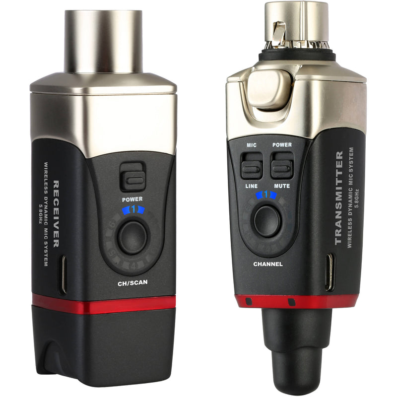 Xvive Audio U35D Dual Wireless System for Dynamic Microphones (5.8 GHz)
