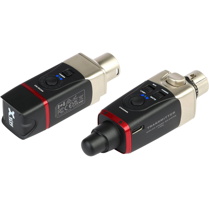 Xvive Audio U35D Dual Wireless System for Dynamic Microphones (5.8 GHz)