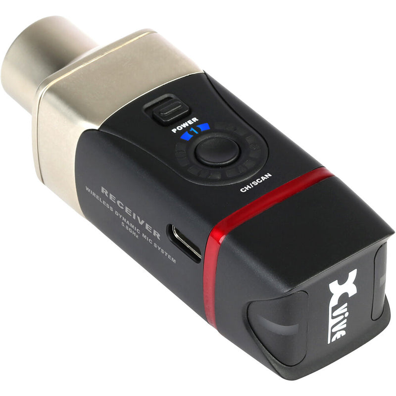 Xvive Audio U35D Dual Wireless System for Dynamic Microphones (5.8 GHz)