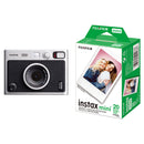 FUJIFILM INSTAX MINI EVO Hybrid Instant Camera with Film Kit (Black, 20 Exposures)