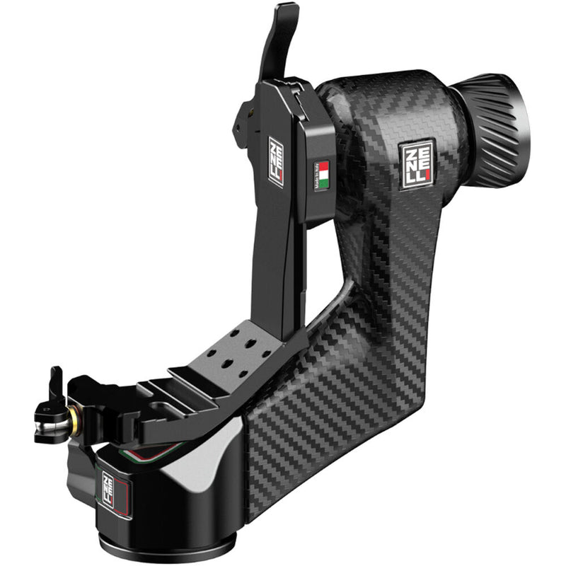 Zenelli ZC Plus Carbon Fiber Gimbal Head (Glossy)