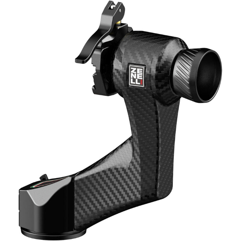 Zenelli ZR Plus Carbon Fiber Gimbal Head (Matte)