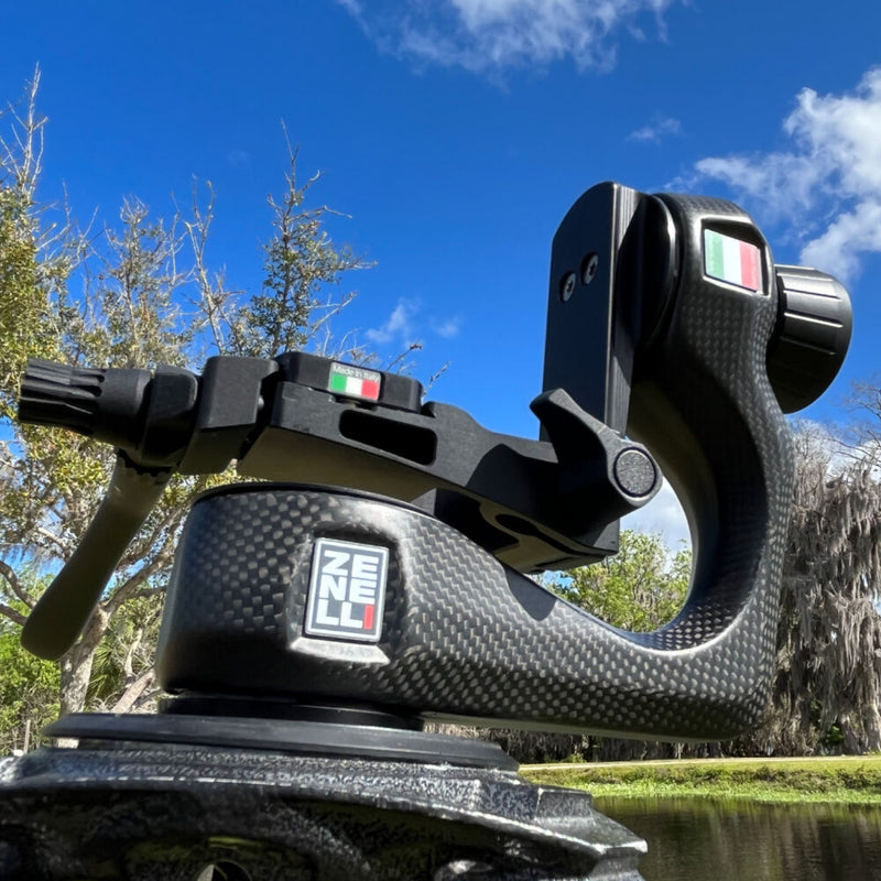 Zenelli ZV Essential Carbon Fiber Gimbal Head (Glossy)