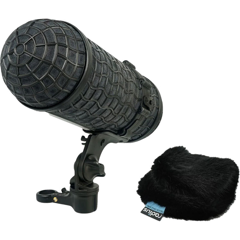 Radius Mini-ALTO 180 Blimp Windshield & RAD Mount Kit (No Cable, Black)