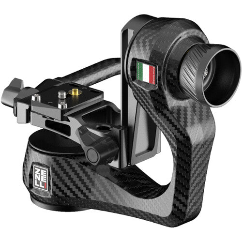 Zenelli ZV Plus Carbon Fiber Gimbal Head (Matte)