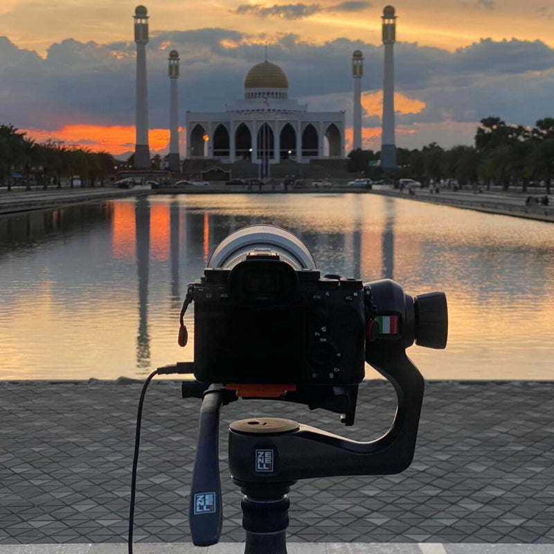 Zenelli ZV Plus Carbon Fiber Gimbal Head (Matte)