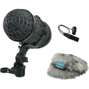 Radius Mini-ALTO 115 Blimp Windshield & RAD Mount Kit (with Cable, Gray)