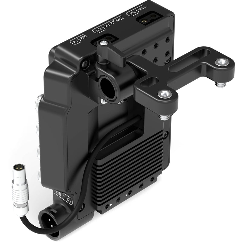 MID49 DB-9 Camera-Mounted Power Distribution Box for Blackmagic PYXIS (Gold Mount)