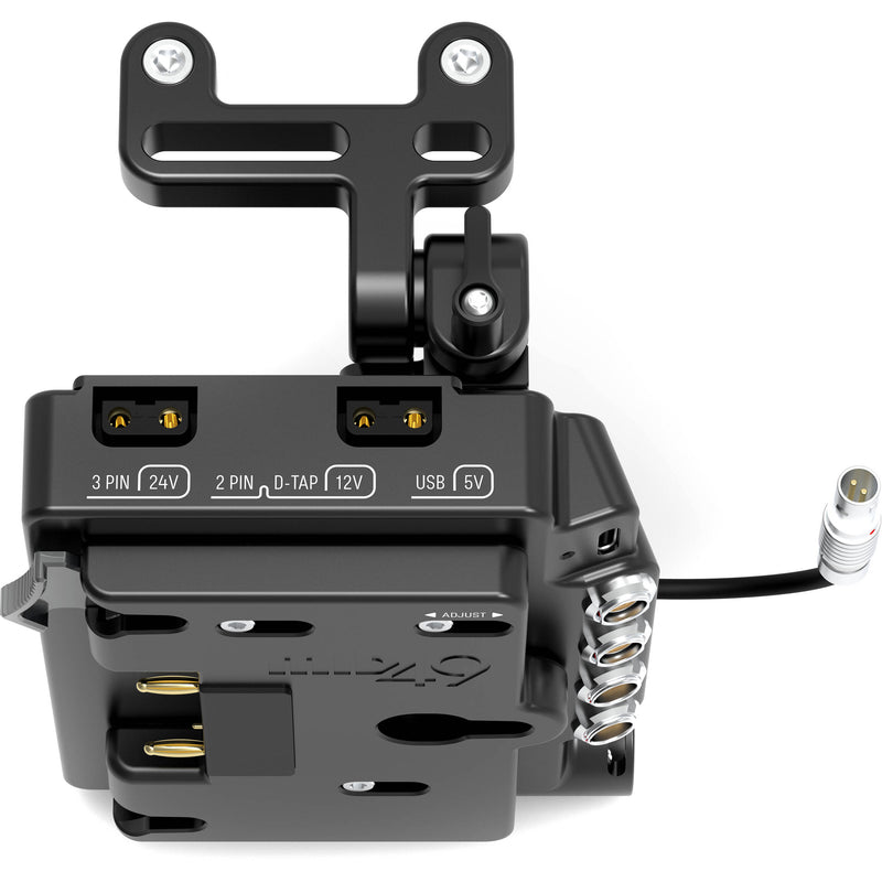 MID49 DB-9 Camera-Mounted Power Distribution Box for Blackmagic PYXIS (Gold Mount)