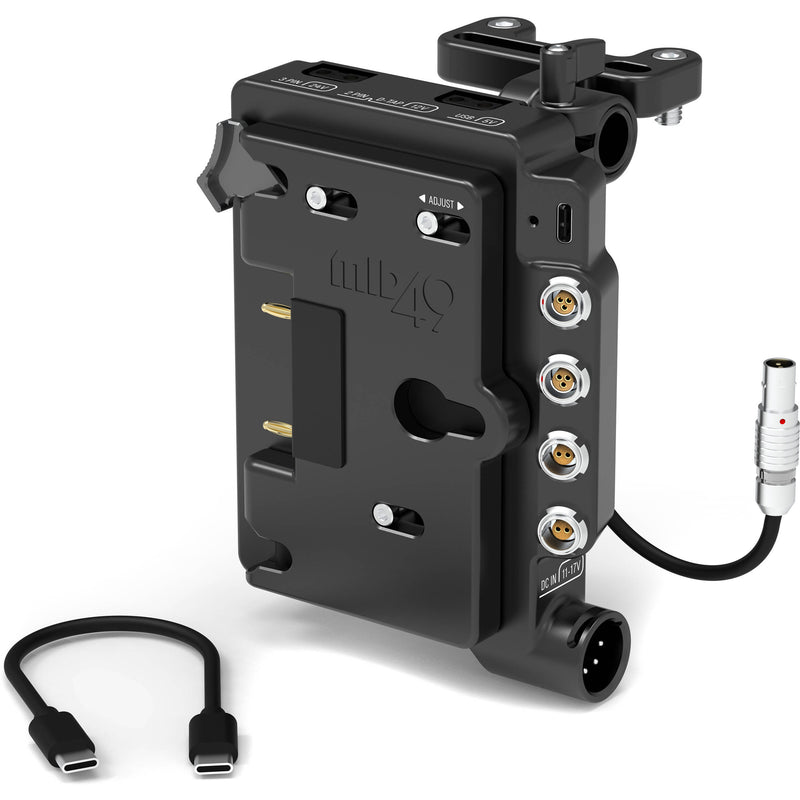 MID49 DB-9 Camera-Mounted Power Distribution Box for Blackmagic PYXIS (Gold Mount)