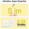 EZQuest UltraSlim 70W GaN II Dual USB-C PD Wall Charger (White)