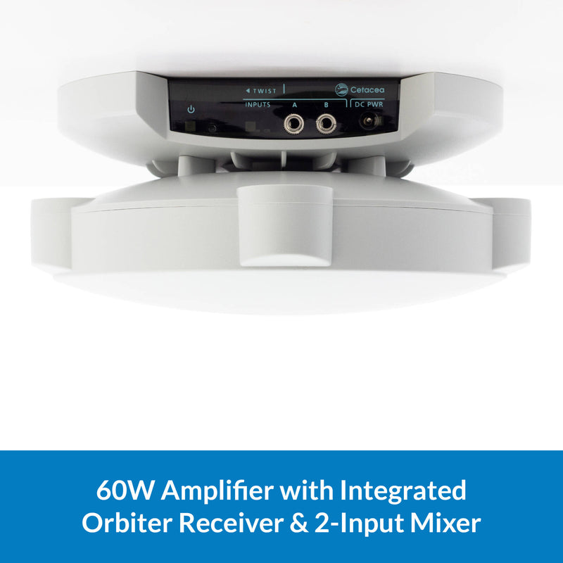 Cetacea Sound Astronaut XL Ceiling Speaker Soundfield System with Orbiter Wireless Microphone