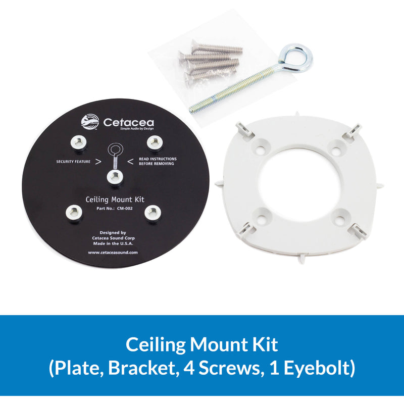 Cetacea Sound Astronaut XL Ceiling Speaker Soundfield System with Orbiter Wireless Microphone