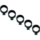 Radius Mic Bands (Black, 5-Pack)