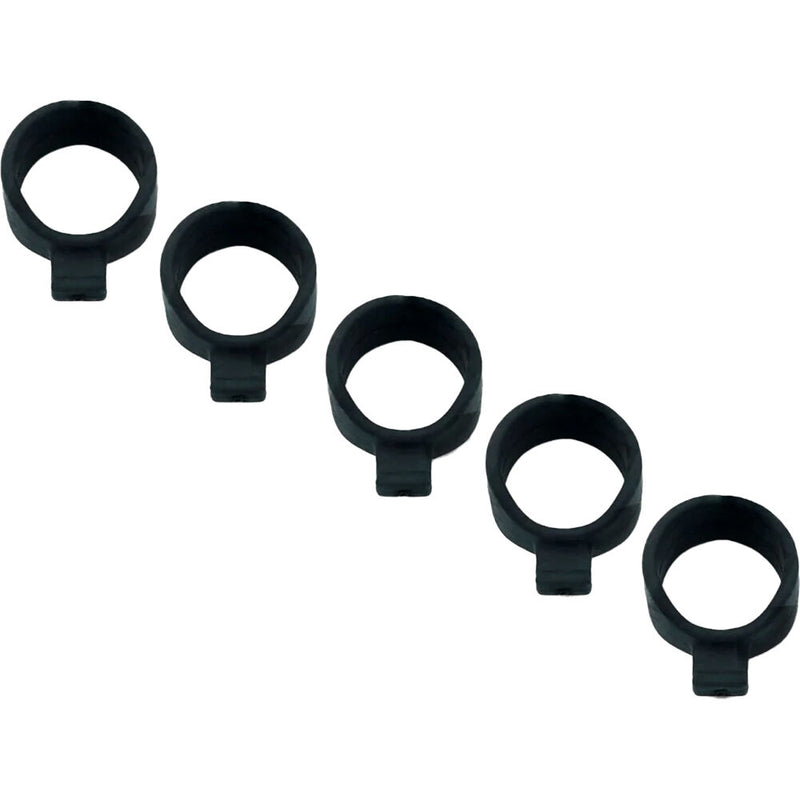 Radius Mic Bands (Black, 5-Pack)