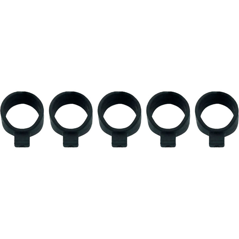 Radius Mic Bands (Black, 5-Pack)