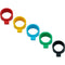 Radius Mic Bands (Multi-Color, 5-Pack)