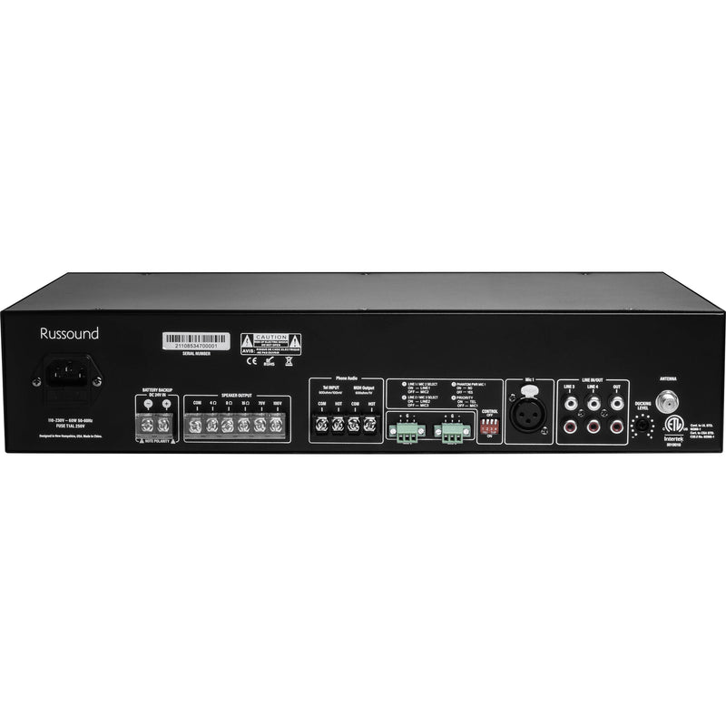 Russound MIXAMP-60 70V Mixer/Amplifier with Media Player