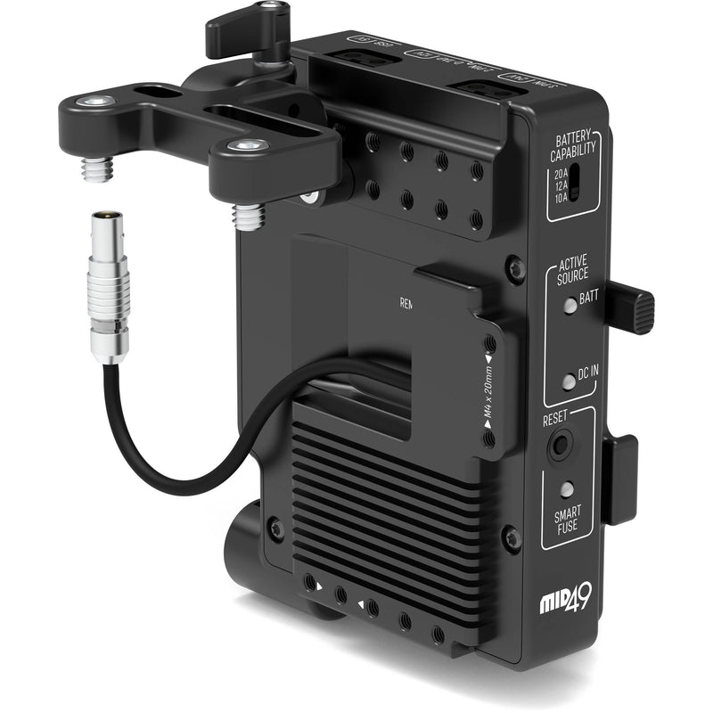 MID49 DB-9 Camera-Mounted Power Distribution Box for Blackmagic PYXIS (V-Mount)