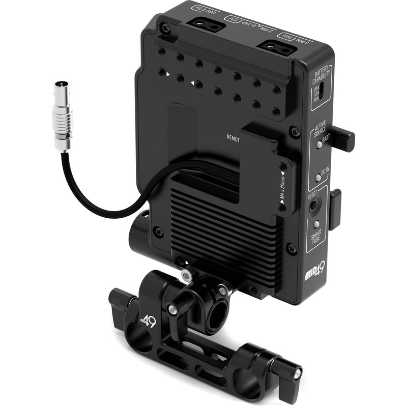MID49 DB-9 Rod-Mounted Power Distribution Box for Blackmagic PYXIS (V-Mount)