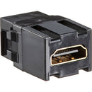 Simply45 HDMI Female to Female Keystone Coupler (Black, 10-Pack)