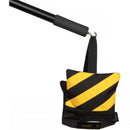 Impact Filled Saddle Sandbag (5 lb, Caution Striped)