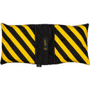 Impact Filled Saddle Sandbag (35 lb, Caution Striped)