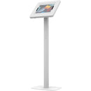 CTA Digital Premium Thin Profile Floor Stand with Security Enclosure (White)