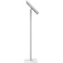 CTA Digital Premium Thin Profile Floor Stand with Security Enclosure (White)