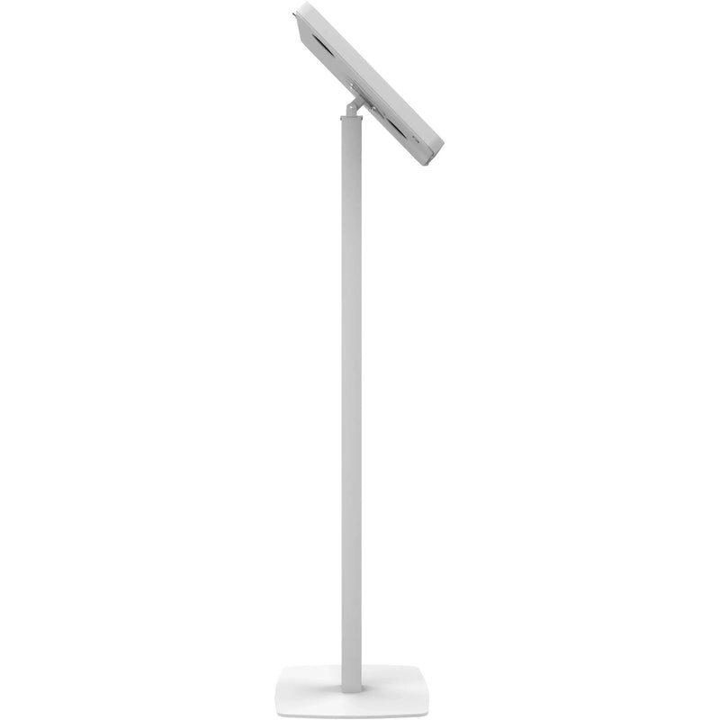 CTA Digital Premium Thin Profile Floor Stand with Security Enclosure (White)