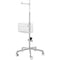 CTA Digital Rolling Stand with Articulating Arm and VESA Plate Monitor Mount