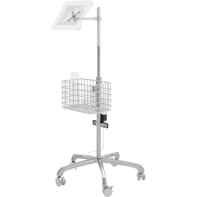 CTA Digital Rolling Stand with Articulating Arm and VESA Plate Monitor Mount