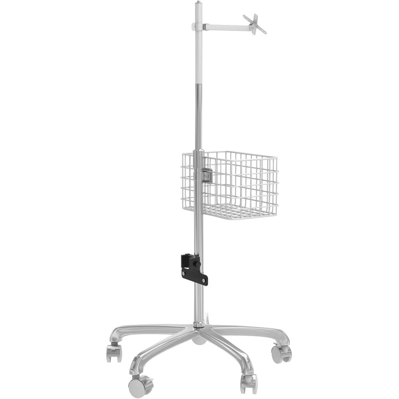 CTA Digital Rolling Stand with Articulating Arm and VESA Plate Monitor Mount