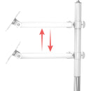 CTA Digital Rolling Stand with Articulating Arm and VESA Plate Monitor Mount