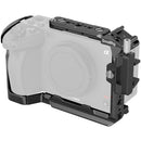 SmallRig 4183B Camera Cage Kit with Top Handle, Mounting Plate Set, and 15mm Rod Pair for Sony FX30/FX3