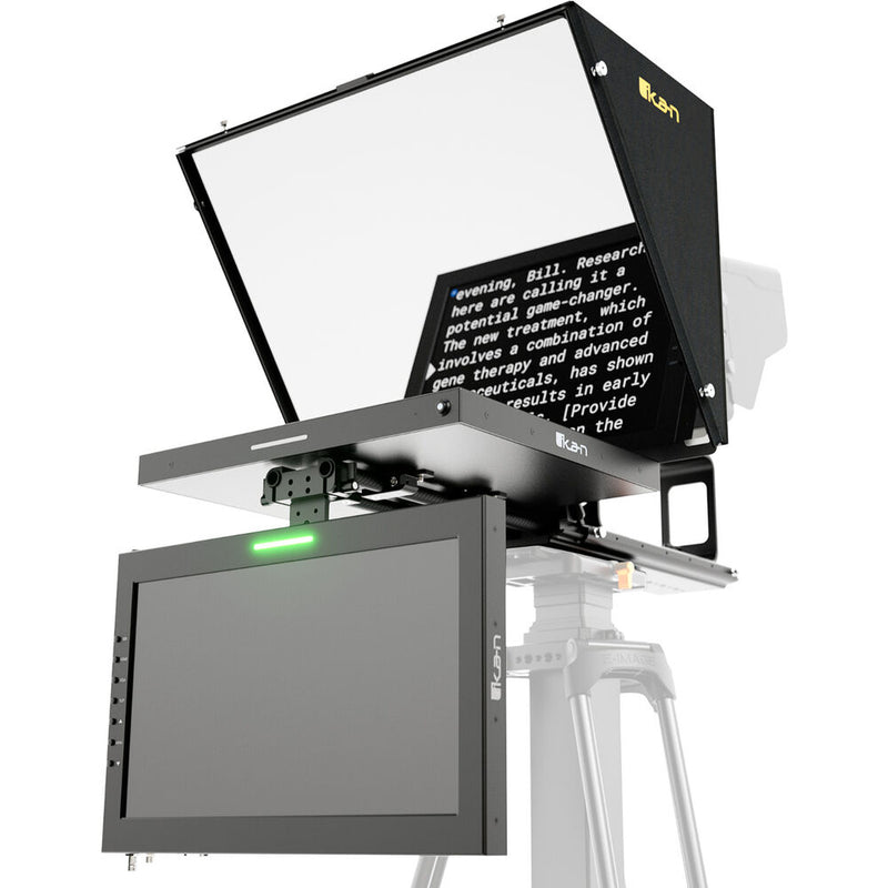 ikan Professional 15" SDI/HDMI Teleprompter with Widescreen Talent Monitor