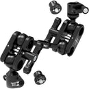MID49 TWIST Ball 3" Monitor Arm with Two 1/4"-20 Spuds