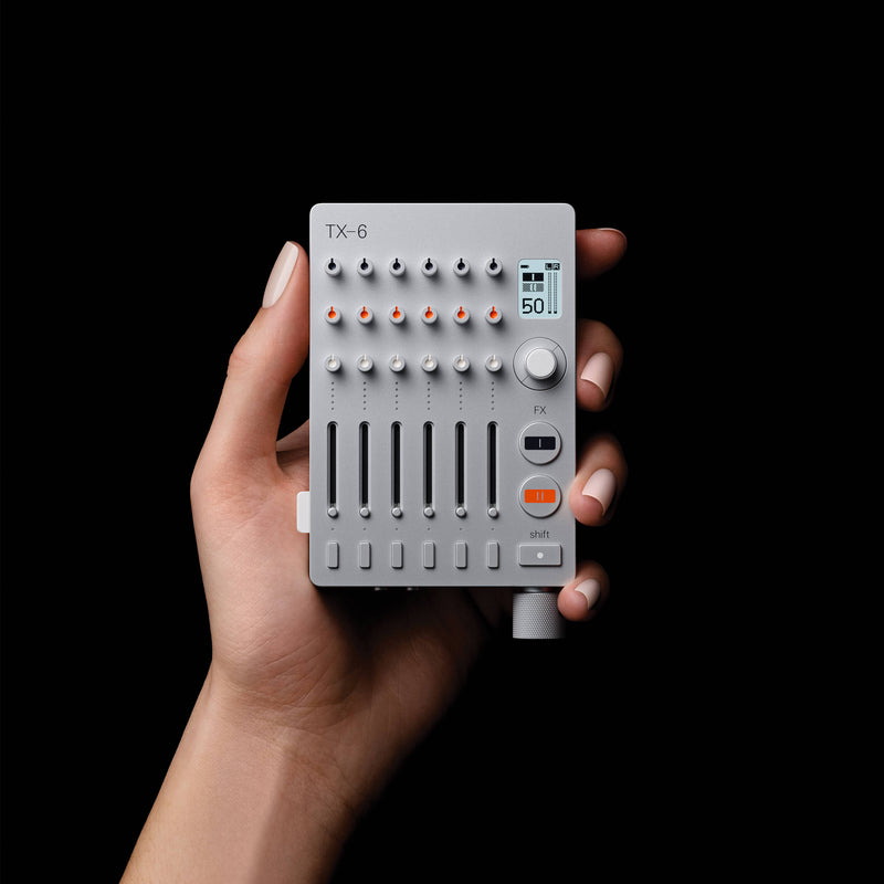 teenage engineering TX-6 Ultraportable Pro Mixer, Audio Interface, and Recorder (Black)