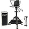 ikan PT4700S-V2-PEDESTAL Professional 17" SDI High-Bright Teleprompter, Pedestal & Dolly Turnkey