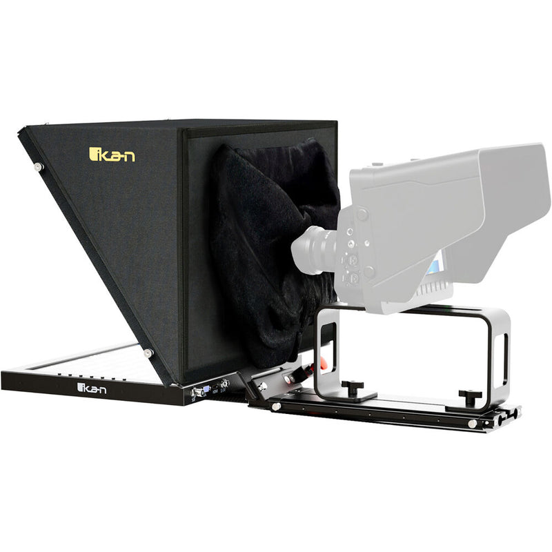 ikan PT4700S-V2-PEDESTAL Professional 17" SDI High-Bright Teleprompter, Pedestal & Dolly Turnkey